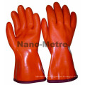 NMSAFETY PVC mit Frottee-Strickfutter für den Wintereinsatz. Super-Fit-Handschuhe